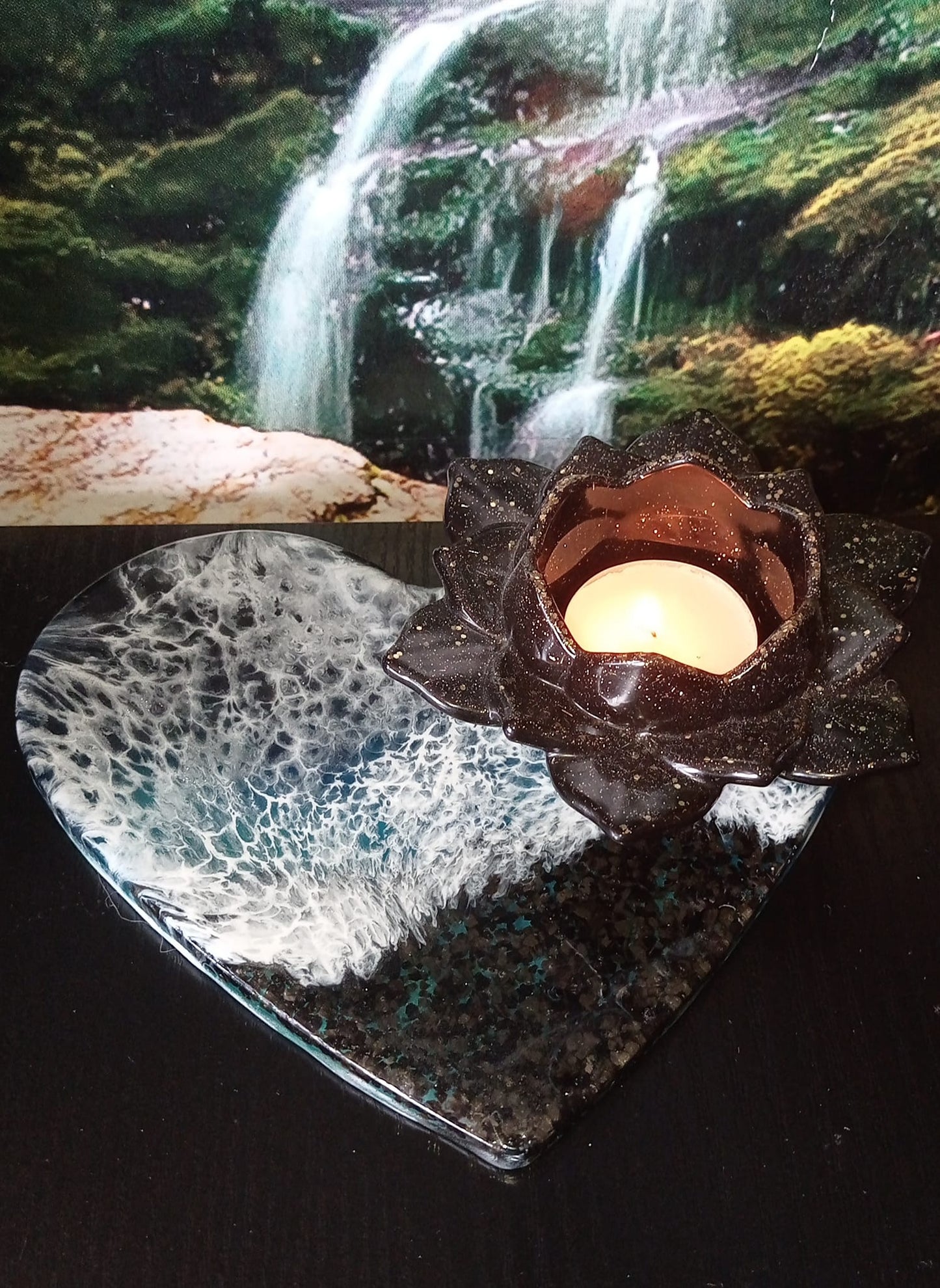 Padėkliukas širdies formos